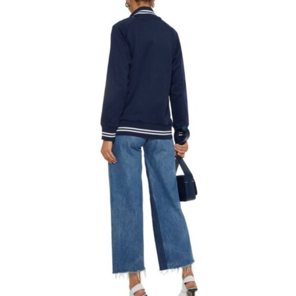 Walter Baker Morrison Varsity Jacket, Long Sleeve, Navy with White, Small - Picture 3 of 10